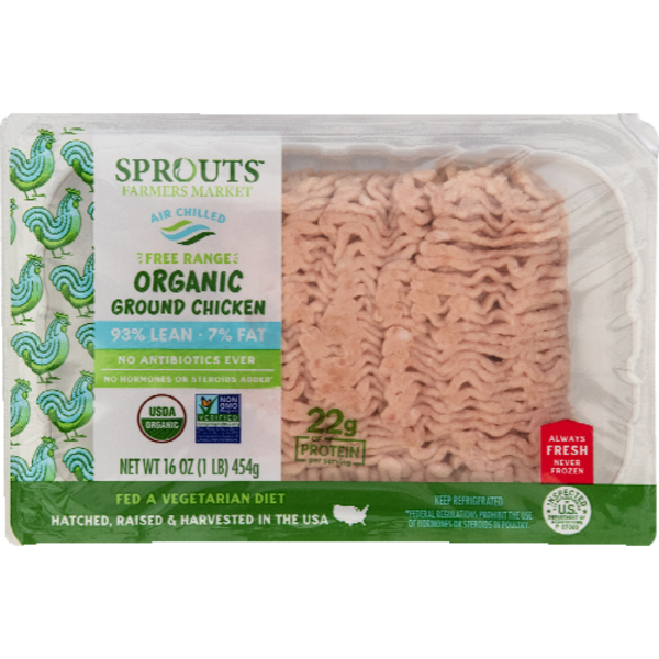 Sprouts Organic Ground Chicken Same-Day Delivery or Pickup