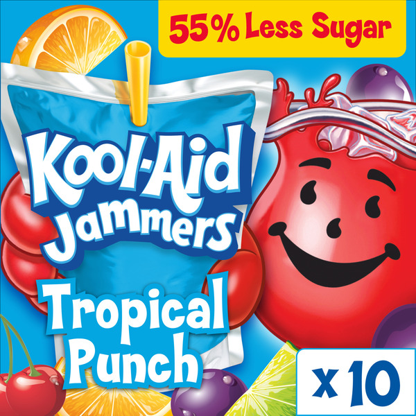 Kool-Aid Jammers Tropical Punch Flavored Kids 0% Juice Drink