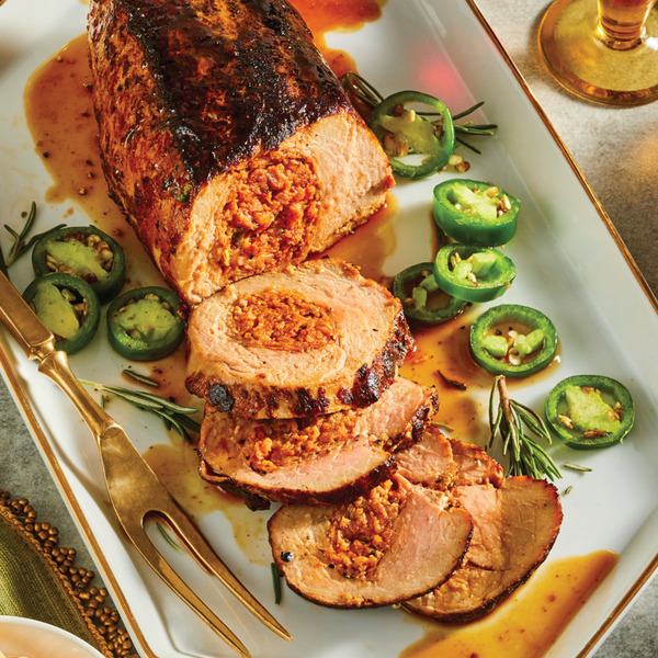 Honey Jalapeno Flavoured Stuffed Pork Tenderloin Same-Day Delivery