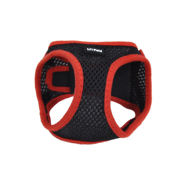 Coastal Pet Black Lil Pals Mesh Comfort Mesh Adjustable Step In Dog Harness