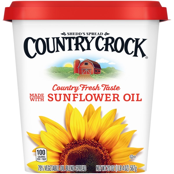 Country Crock Spread, Sunflower Oil, Country Fresh Taste (20 oz) from
