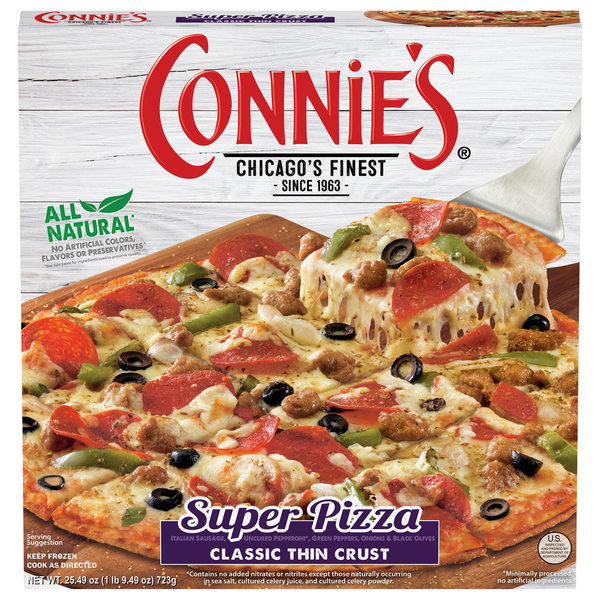 Connie's Pizza Classic Thin Crust Super Pizza