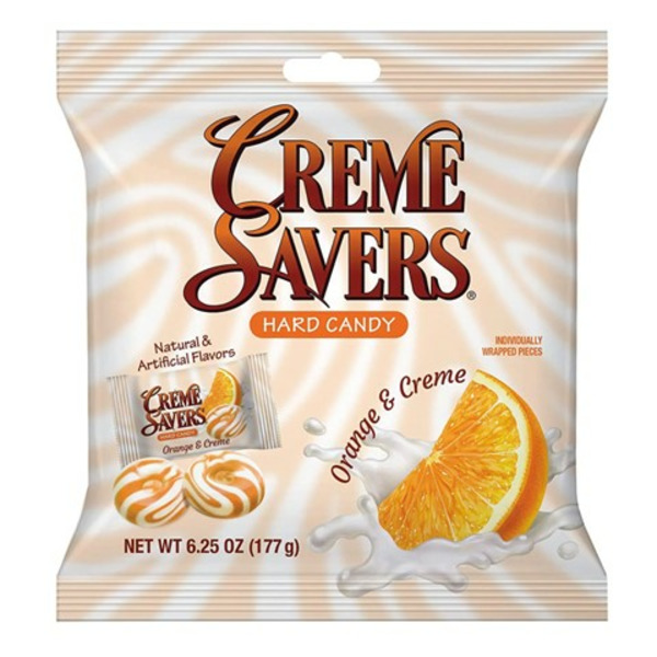 Creme Savers Orange & Creme Flavor Hard Candy Same-Day Delivery or