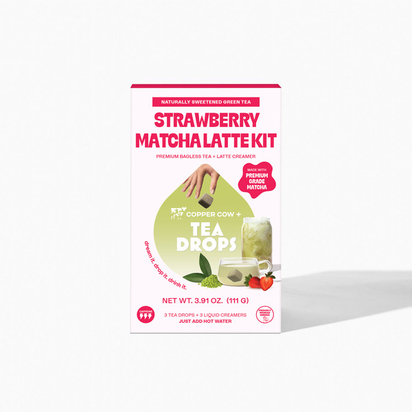 Tea Drops Strawberry Matcha Latte Kit Same-Day Delivery or