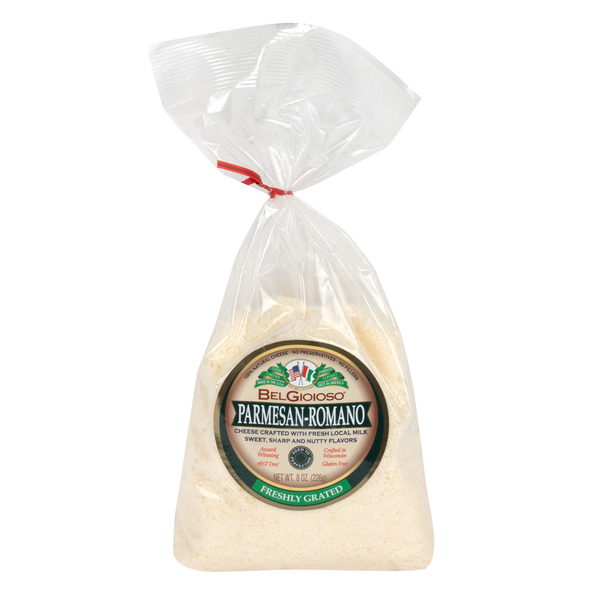 BelGioioso Grated Parmesan/Romano Blend - All Natural, Twist-Tie Bag