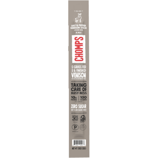 Chomps Salt and Pepper Venison Jerky Stick