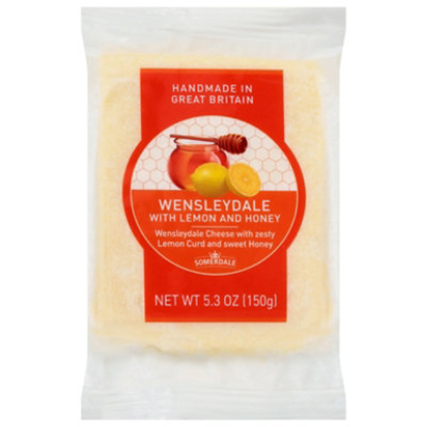 Somerdale Wensleydale Cheese with Lemon and Honey