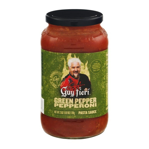 Guy Fieri Green Pepper Pepperoni Pasta Sauce (25 oz) from Food Lion
