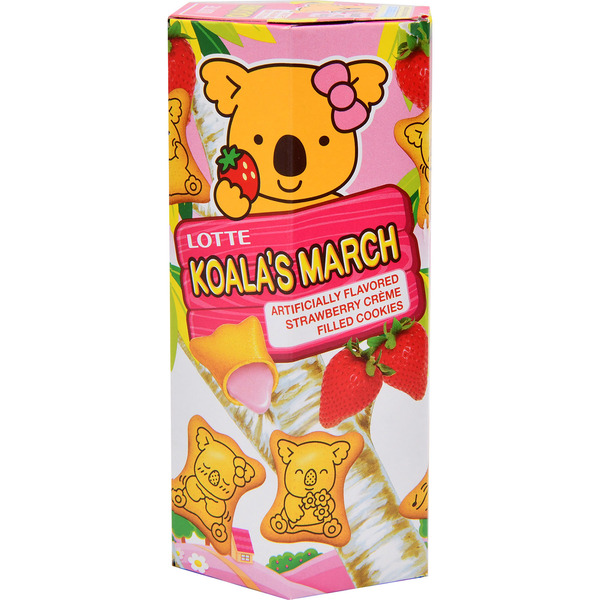 Lotte Cookies, Strawberry Creme Filled