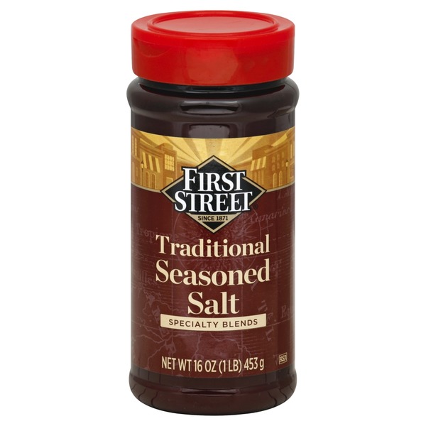First Street Salt, Traditional, Seasoned