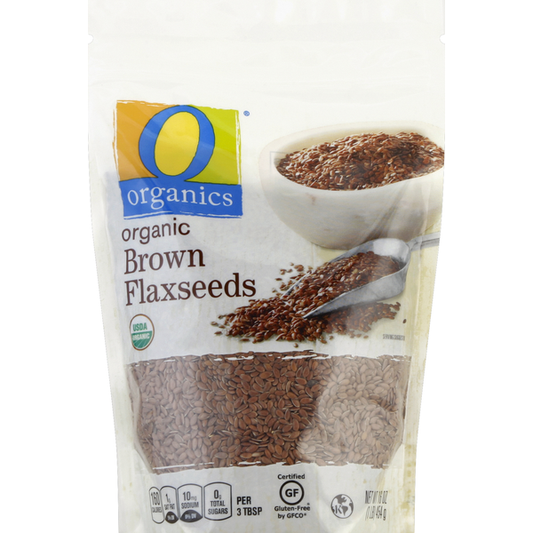 O Organics Flaxseeds, Organic, Brown