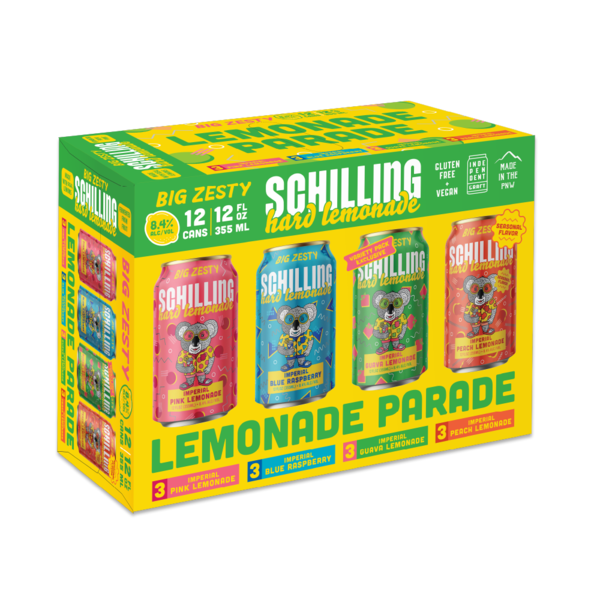 Schilling Hard Lemonade Lemonade Parade Variety Pack Same-Day