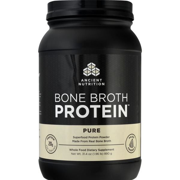 Ancient Nutrition Bone Broth Protein, Pure (31.4 oz) from Sprouts