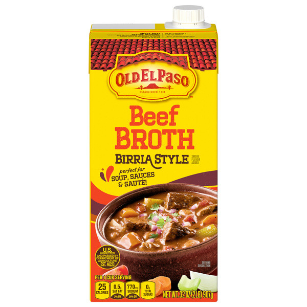Old El Paso Gluten Free Birria Style Tacos and Ramen Soup Beef Broth