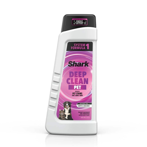 Shark 48 Oz. Deep Clean Pet Carpet Cleaner For Upright And Portable Cleaners, Carpets And Area Rugs