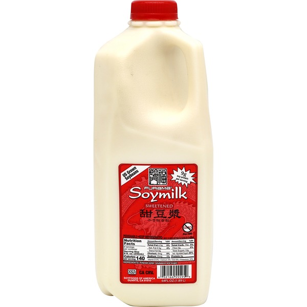 Soy Milk bettergoods Original Soymilk Half Gallon with 8g Protein