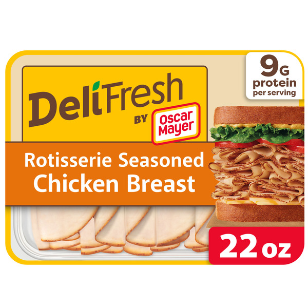 Oscar Mayer Rotisserie Seasoned Chicken Breast Sliced Deli Sandwich Lunch Meat Mega Pack