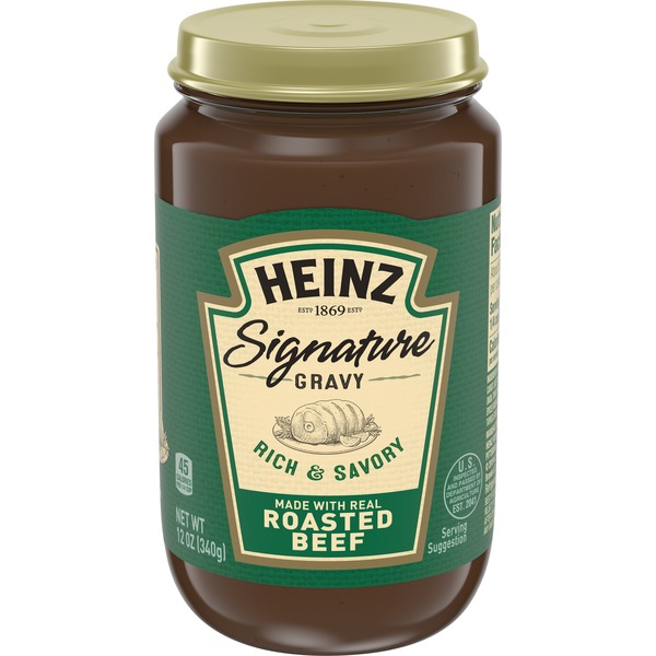 Heinz Signature Roasted Beef Gravy (12 oz) Instacart