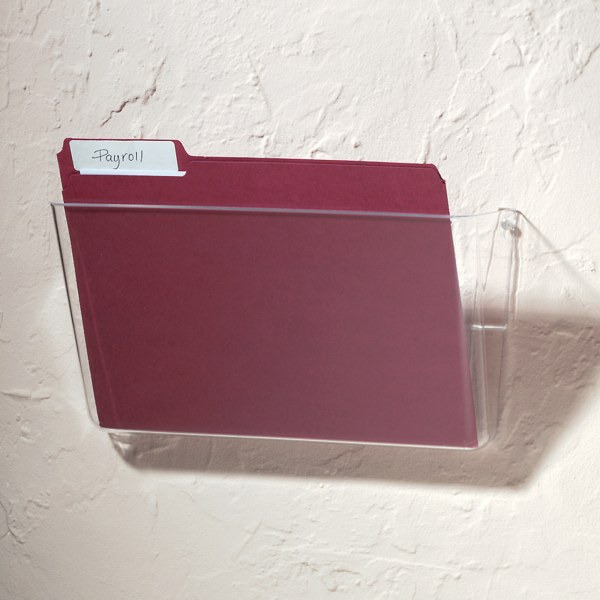 Brenton Studio Single Wall Pocket - Clear - Letter Size