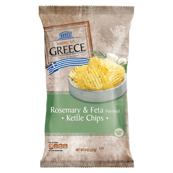 Journey To... Rosemary and Feta Krinkle Cut Kettle Chips