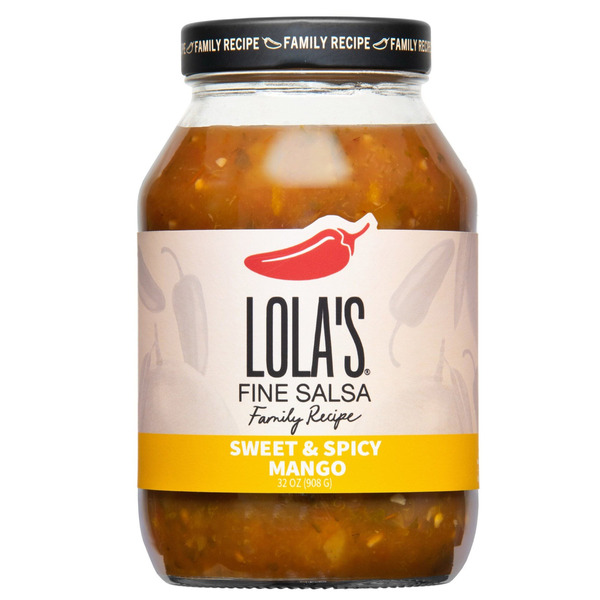 Lola's Fine Sweet & Spicy Mango Salsa, 32 oz