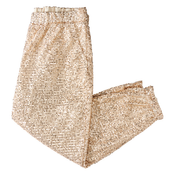 ALDI Serra Ladies Sequin Pull On Pants Gold SameDay Delivery or