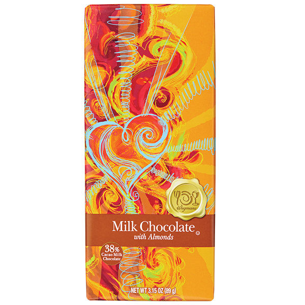 Wegmans Wegmans Milk Chocolate Bar with Almonds Same-Day Delivery or ...
