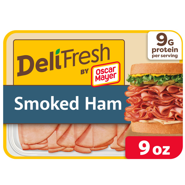 Oscar Mayer Deli Fresh Smoked Uncured Ham Sliced Sandwich Lunch Meat