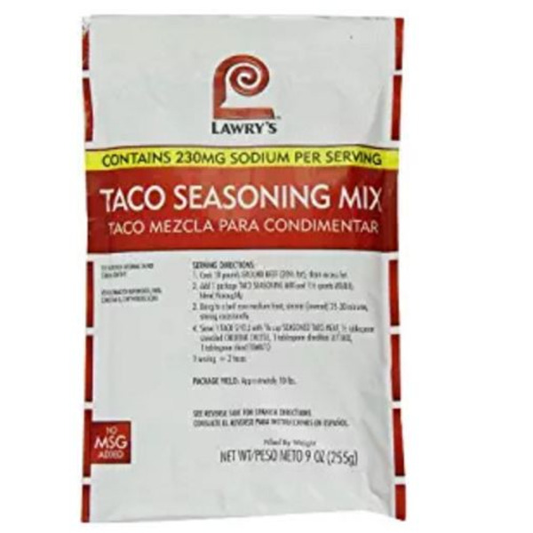 Lawry's - Taco Seasoning - 6/9 oz Jar