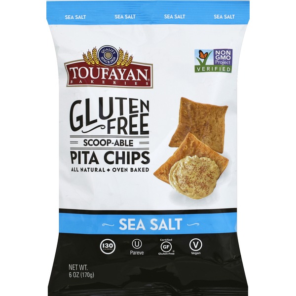 Toufayan Pita Chips, Sea Salt Gluten Free (6 oz) Instacart