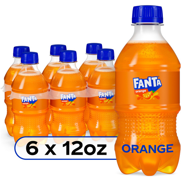 Fanta Orange Soda Bottles