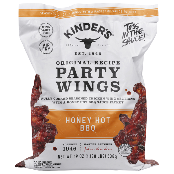 Kinder's Chicken Party Wings, Honey Hot