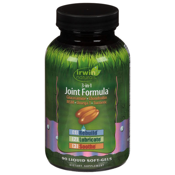 Natural Grocers Irwin Naturals Joint Formula, 3-in-1, Liquid Soft-Gels  Same-Day Delivery or Pickup