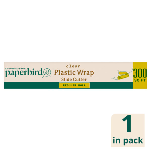 ShopRite Paperbird Clear Plastic Wrap Slide Cutter Same-Day Delivery or ...