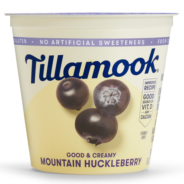 Tillamook Mountain Huckleberry Lowfat Yogurt