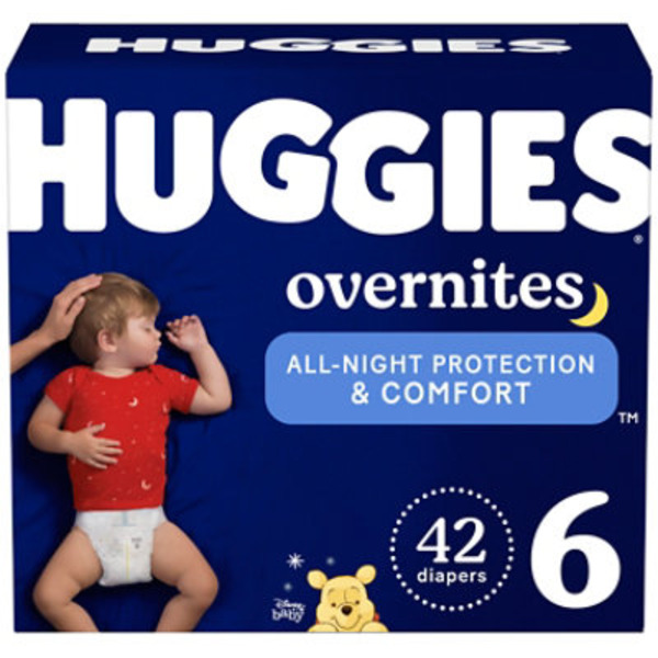 Huggies Overnites Nighttime Baby Diapers Size 6