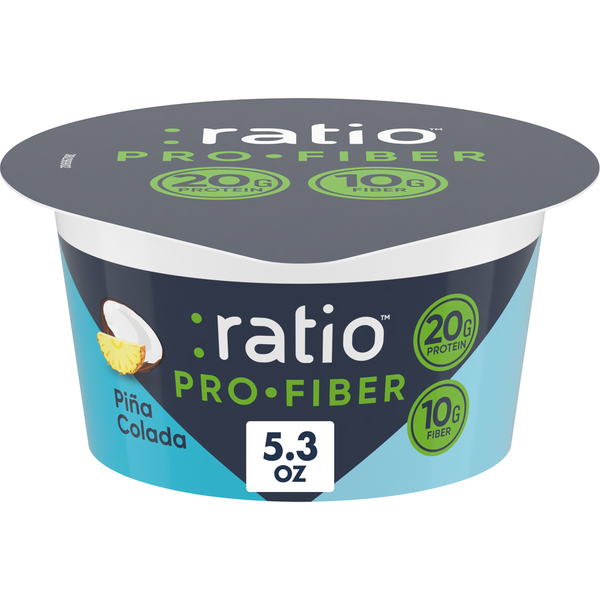 Ratio Pro-Fiber Pina Colada Yogurt Cultured Dairy Snack Cup