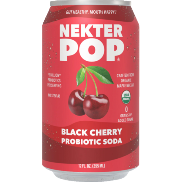 Nekter Pop Organic Black Cherry Maple Nectar Soda