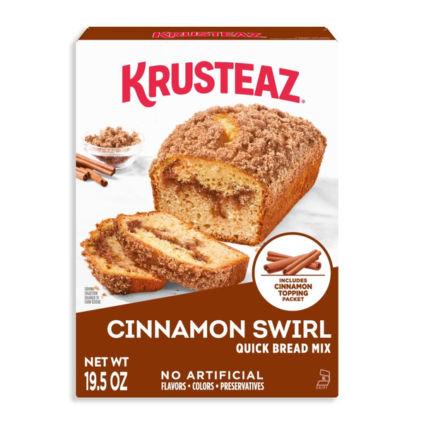 Krusteaz Cinnamon Swirl Quick Bread Mix Same-Day Delivery or