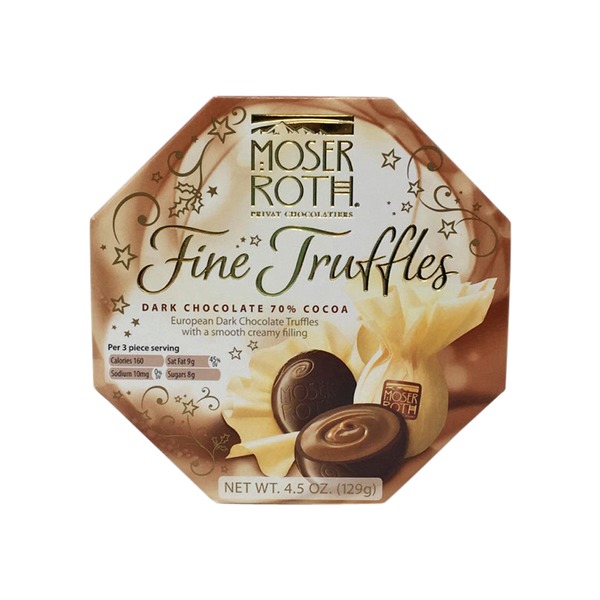 Moser Roth European Dark Chocolate Truffles With A Smooth Creamy Moser Roth European Dark Chocolate Truffles With A Smooth Creamy