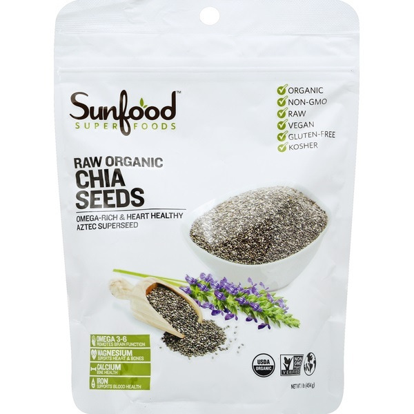 Sunfood Superfoods Chia Seeds, Raw Organic Same-Day Delivery or Pickup ...