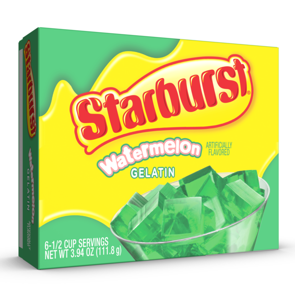 STARBURST Gelatin Watermelon (6 Servings)