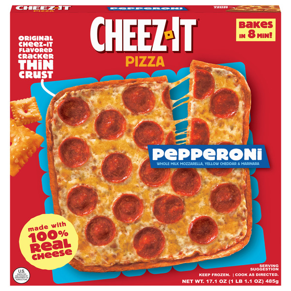 Cheez-It Thin Crust Pepperoni Pizza Same-Day Delivery or Pickup
