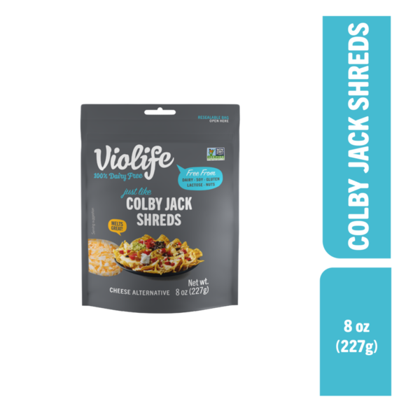 Violife Just Like Colby Jack Shreds, Dairy-Free Vegan Same-Day