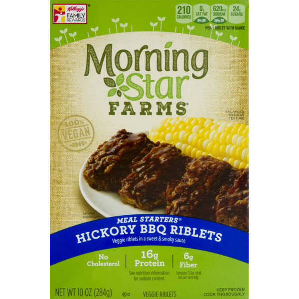Morning Star Farms Meal Starters Hickory BBQ Riblets (10 oz) Instacart