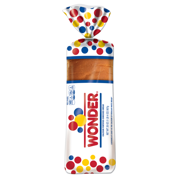 Wonder Bread Classic White Sandwich Bread, Sliced White Bread