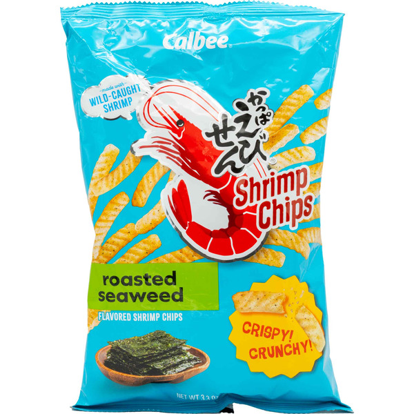 Calbee Roasted Seaweed Shrimp Chips