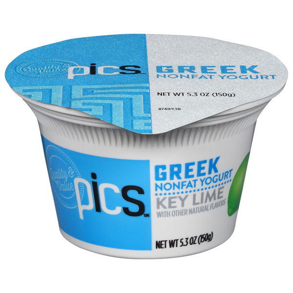 PICS Nonfat Key Lime Greek Yogurt Cup Same-Day Delivery or Pickup