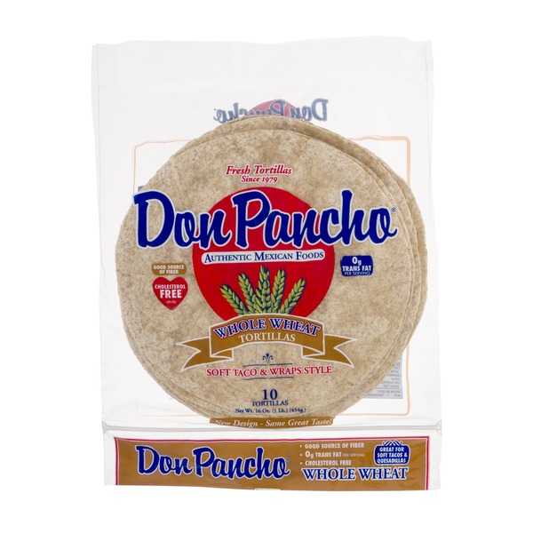Don Pancho Whole Wheat Tortillas 10 CT (10 ct) Instacart