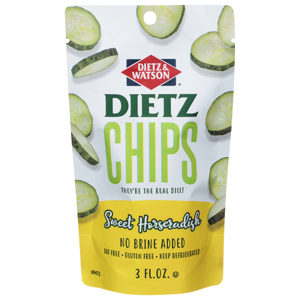 Dietz & Watson Pickles, Sweet Horseradish, Chips Same-Day Delivery